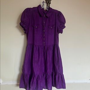 French Connection Purple Dress Size 10